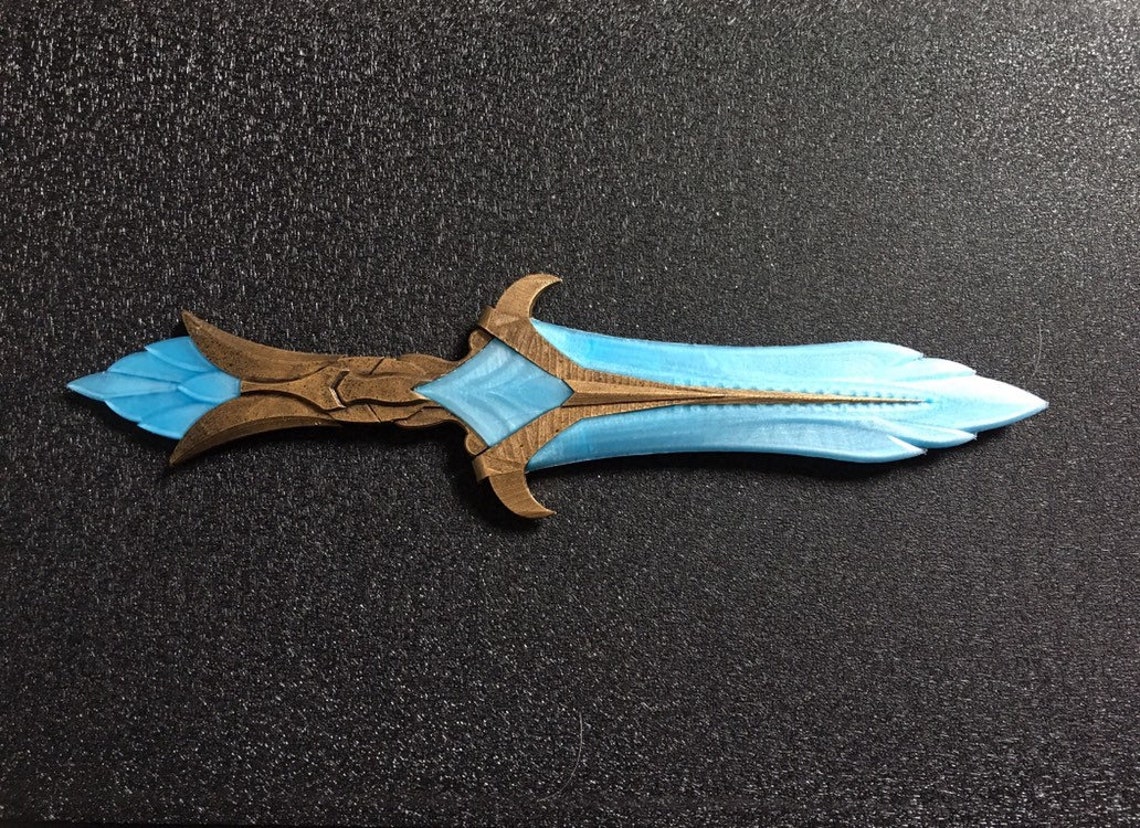 Skyrim Glass Dagger 3D Printed Unofficial | Etsy UK