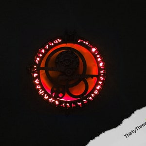 Trollhunters Amulet of Daylight / Eclipse, 3d Printed, rechargeable LED, Unofficial US image 7