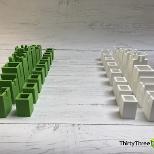 3D Printed Chess Set image 1