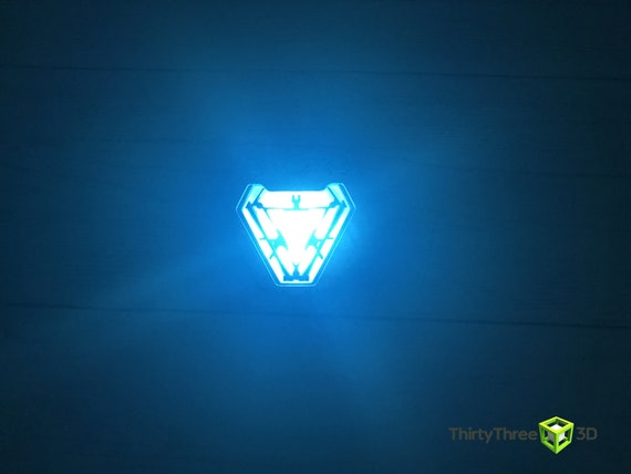 Ironman Nano Tech Arc Reactor Usb Wiederaufladbar 3d Etsy