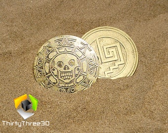 Pirates Gold Coins, 3D Printed, Unofficial