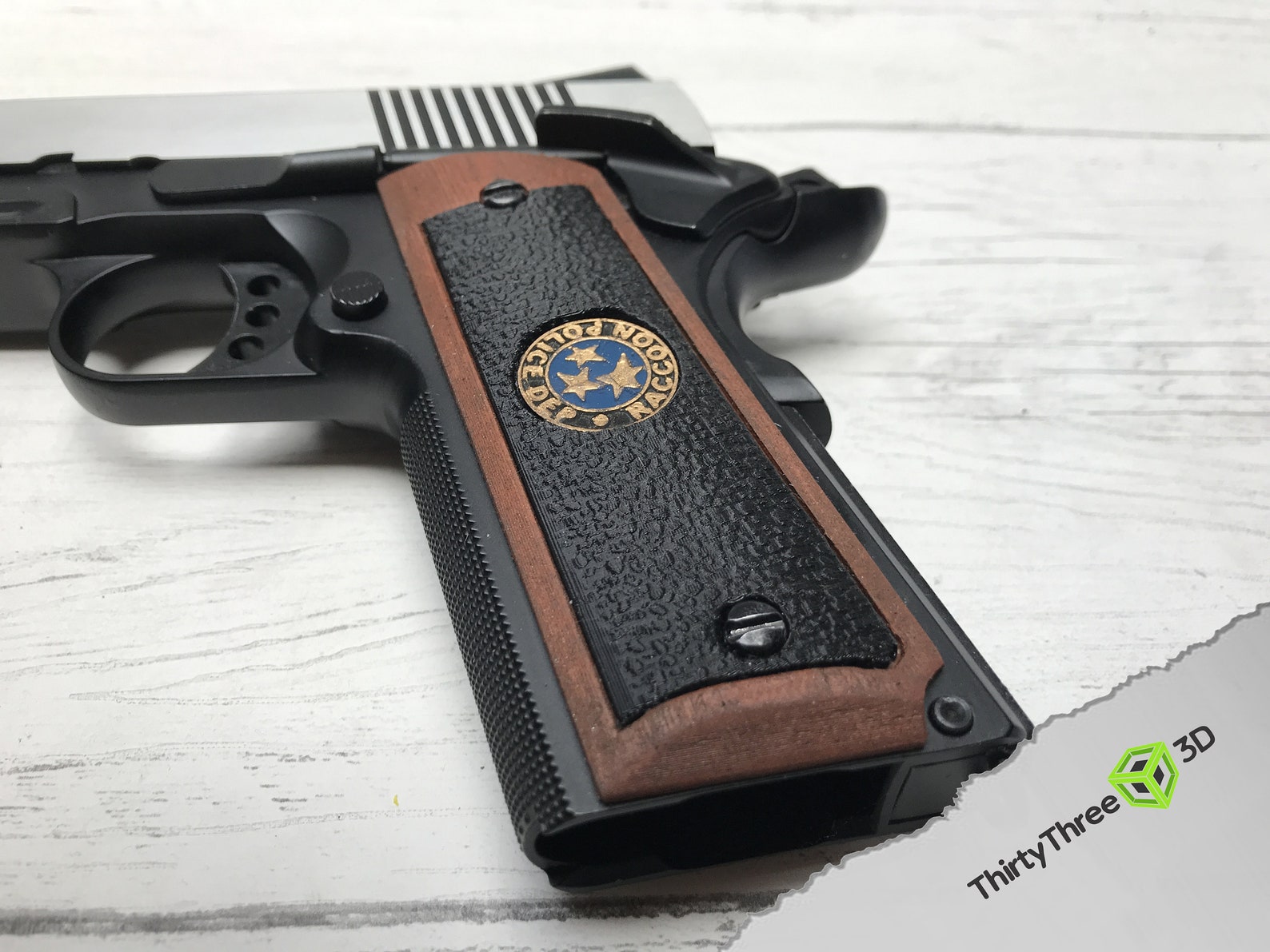 Resident Evil Samurai Edge Biohazard M1911 Grips 3D Printed | Etsy