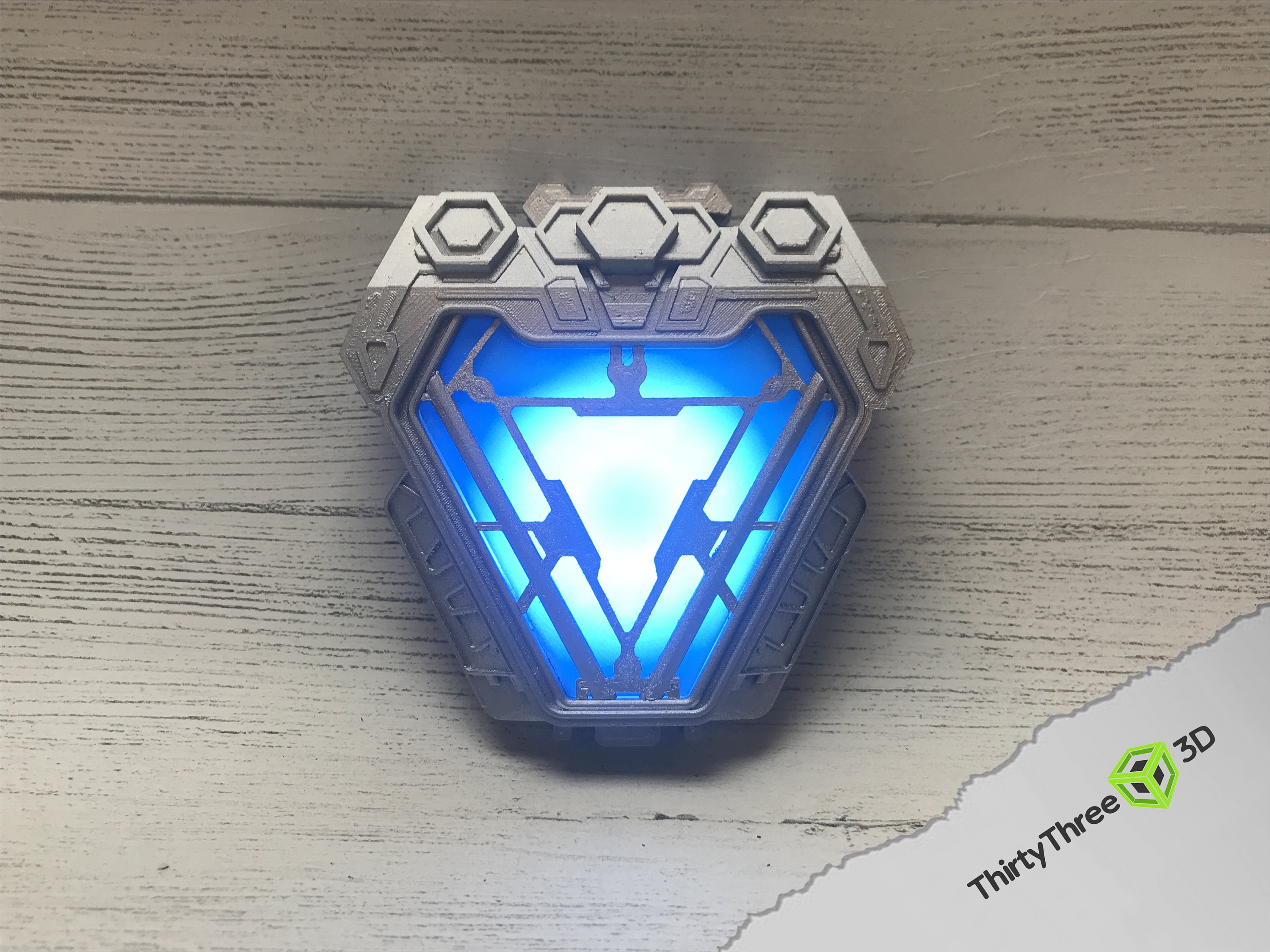 Ironman Nano Tech Arc Reactor Usb Wiederaufladbar 3d Etsy