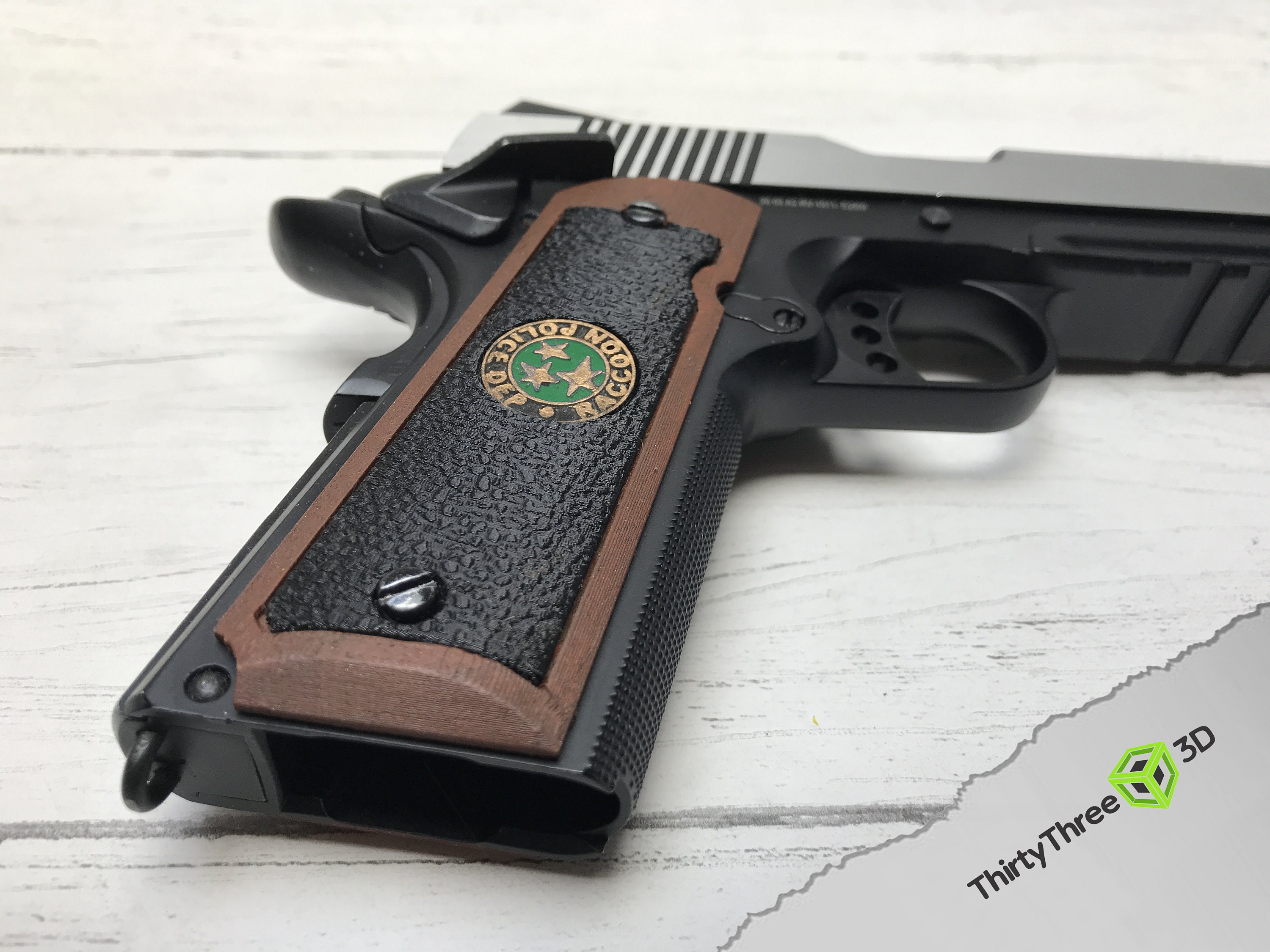 Resident Evil Samurai Edge Biohazard M1911 Grips 3D Printed | Etsy