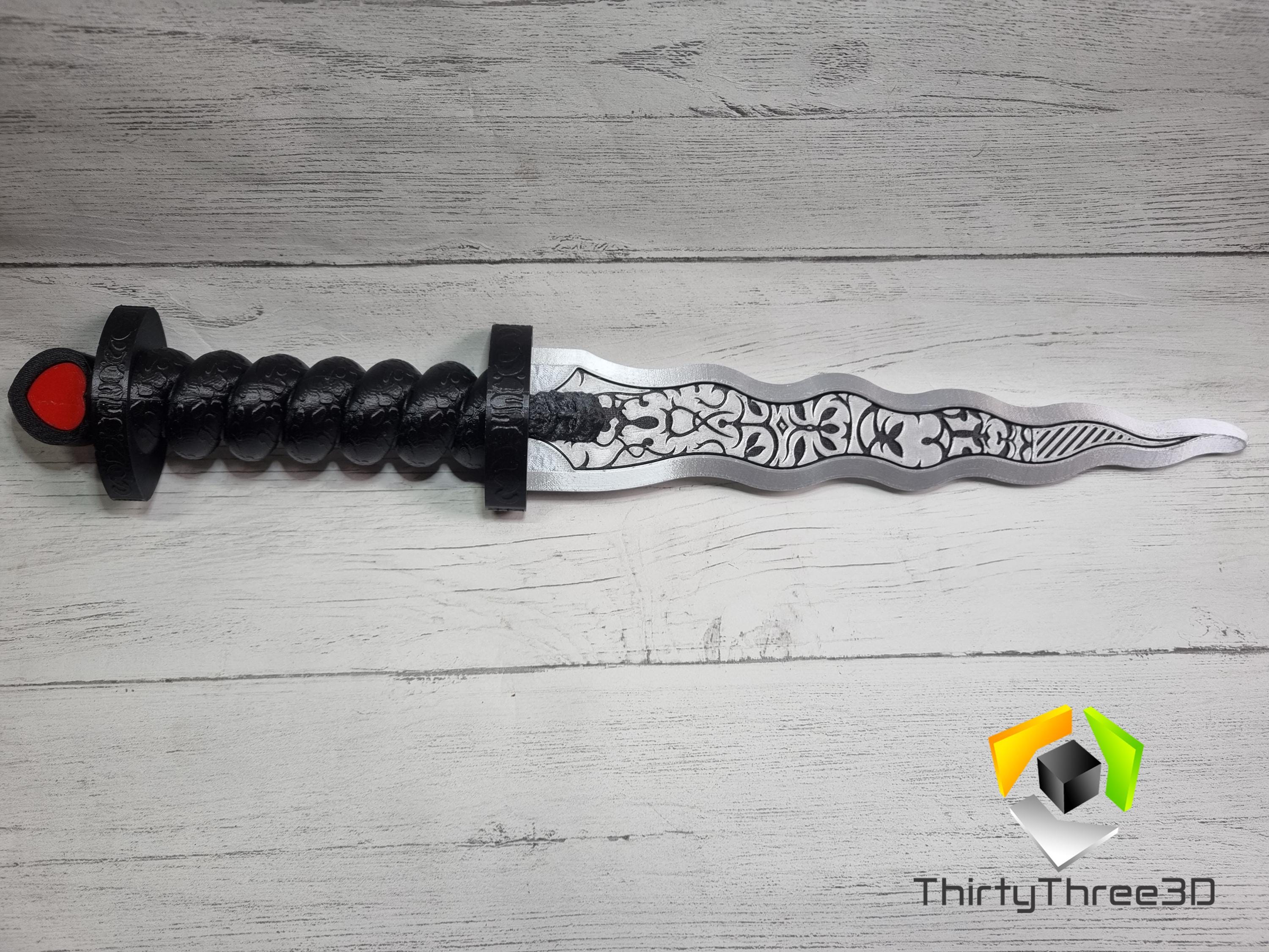 The Dark One Dagger, Rumpelstiltskin, 3D Printed, Unofficial US - Etsy
