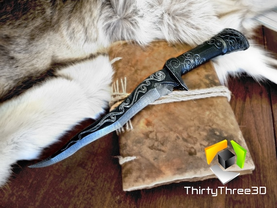 Skyrim 黒檀の短剣、3D プリント、非公式 - Etsy 日本