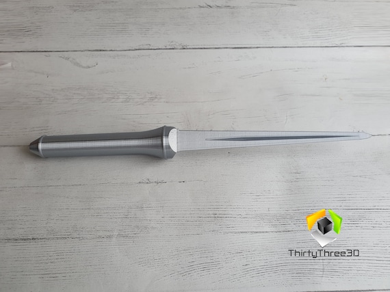 Denash Espada De Juguete De Impresión 3D | PLA Resistente En Amarillo Y Azul | Desmontable Para Cosplay Y Colección | 66 Cm
