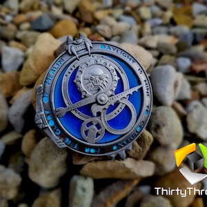 Trollhunters Amulet of Daylight / Eclipse, English, Rechargeable LED's, 3d Printed, Unofficial