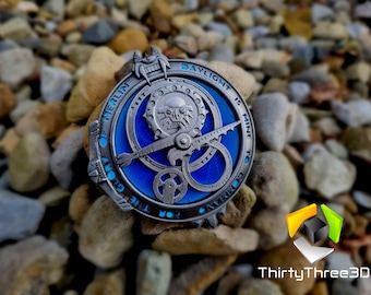 Trollhunters Amulet of Daylight / Eclipse, English, Rechargeable LED&#39;s, 3d Printed, Unofficial