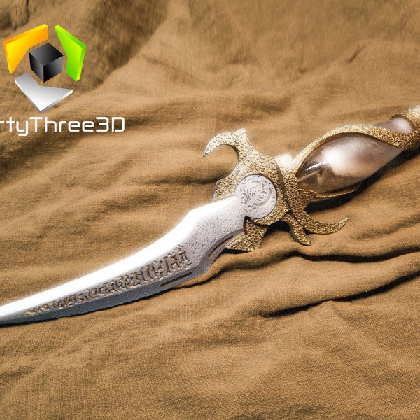 Dagger of Time, Prince of Persia, 3D Printed, Unofficial