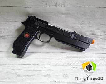 Barry Burton's M92, Resident Evil, 3D Printed, (unofficial