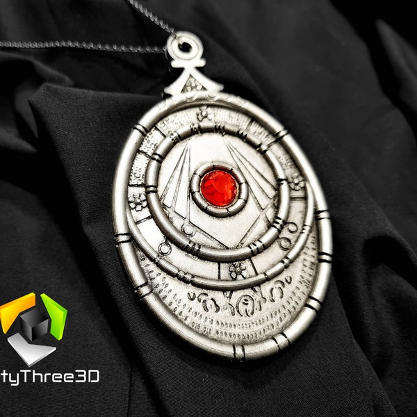 Zorro medaillon/amulet/hanger, 3D-geprint, niet-officieel.