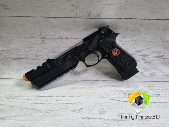 Barry Burton's M92, Resident Evil, 3D Printed, (unofficial Barry Burton's M92, Resident Evil, 3D Printed, (unofficial