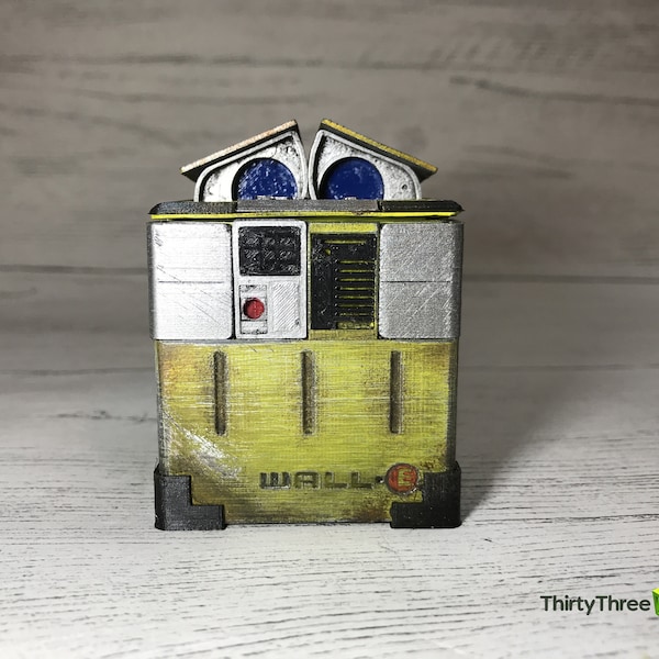 Wall-e Ring / Trinket box, 3d printed, unofficial.