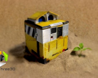 Wall-e Ring / Trinket box, 3d printed, unofficial.