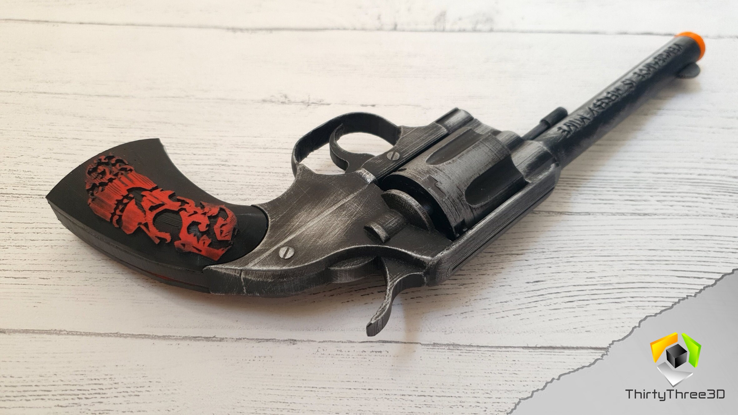 Micah's Revolver RDR2 3D Printed Unofficial. Etsy Hong Kong