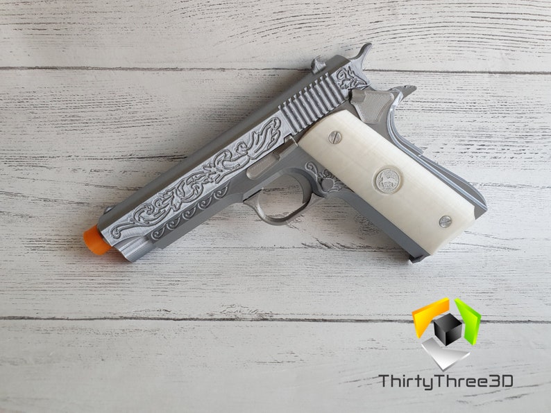 Colt M1911, 3D Printed. Dean Winchester Fully Finished