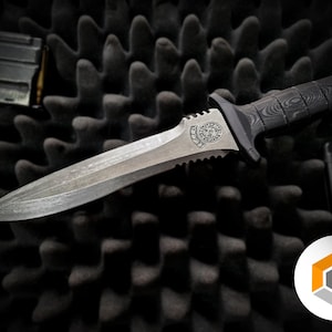 Leon Kennedy Resident Evil Stars dagger/knife , 3D Printed, Unofficial US