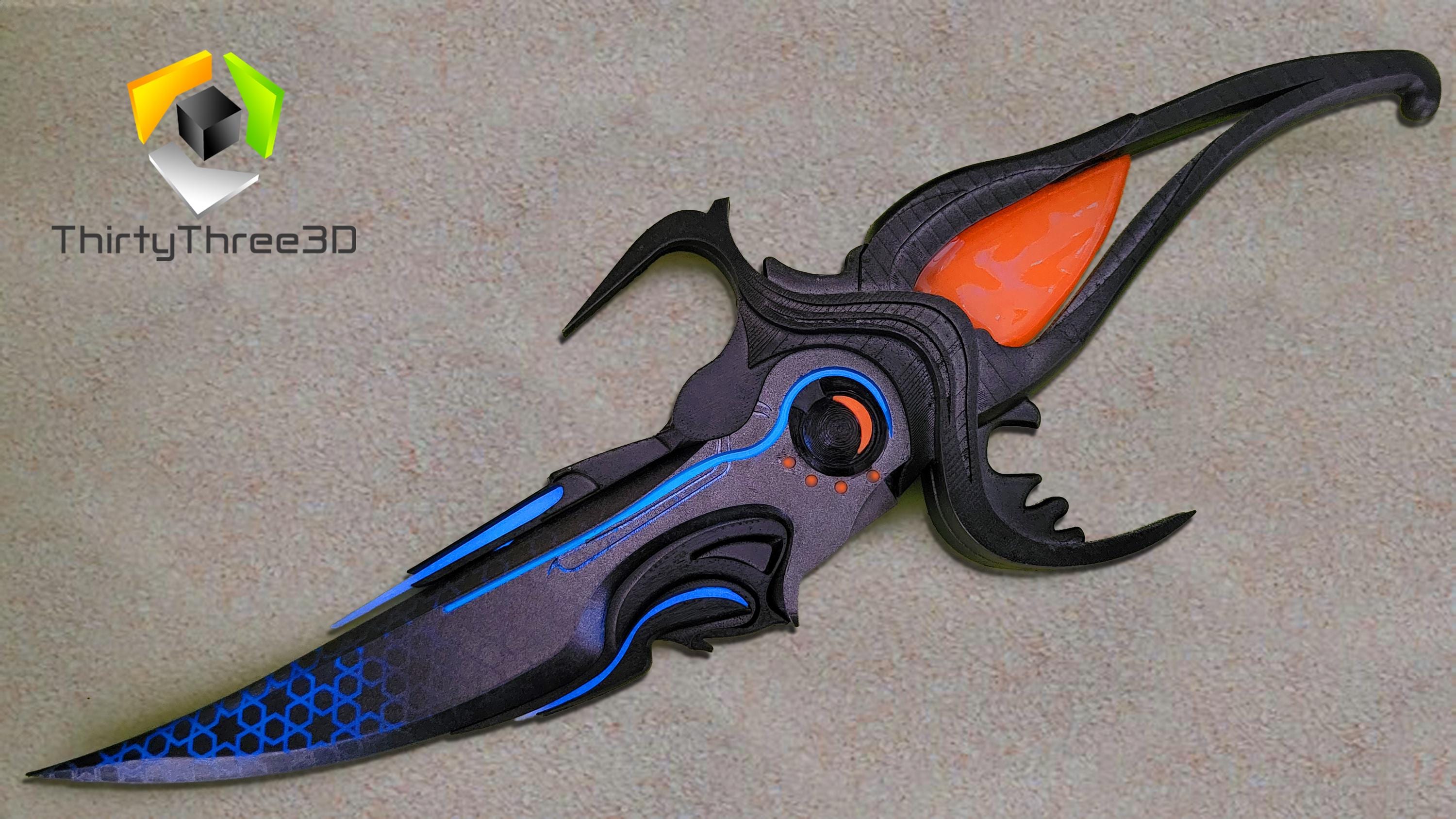 Dagger of Time, Prince of Persia, 3D Printed, Unofficial US - Etsy, image size:3000x1687