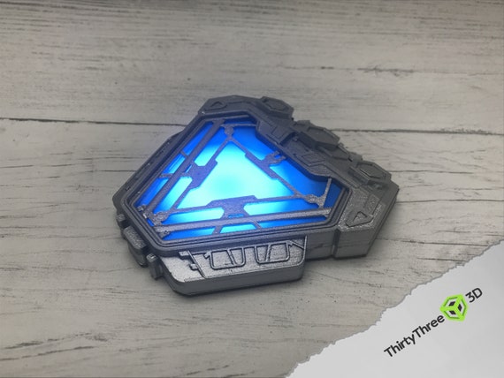 Ironman Nano Tech Arc Reactor Usb Wiederaufladbar 3d Etsy