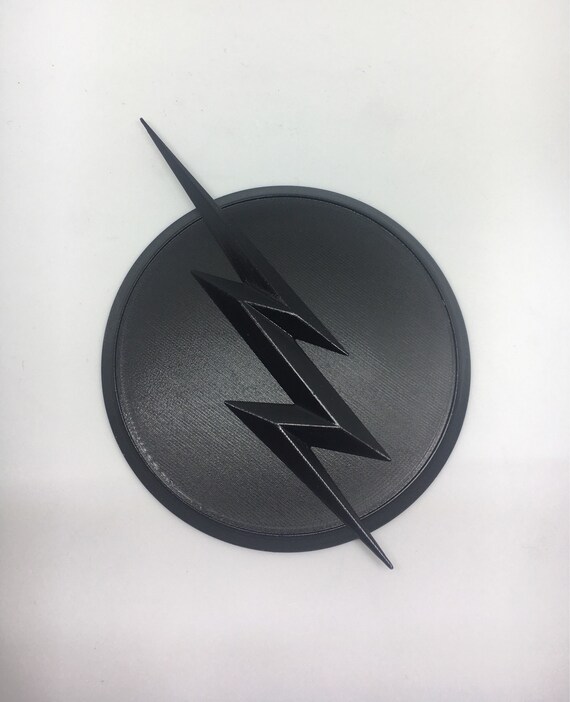 flash emblem badge zoom kid flash reverse flash 3d etsy