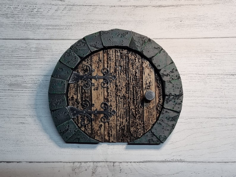 Small garden doors 3D Printed. Brown