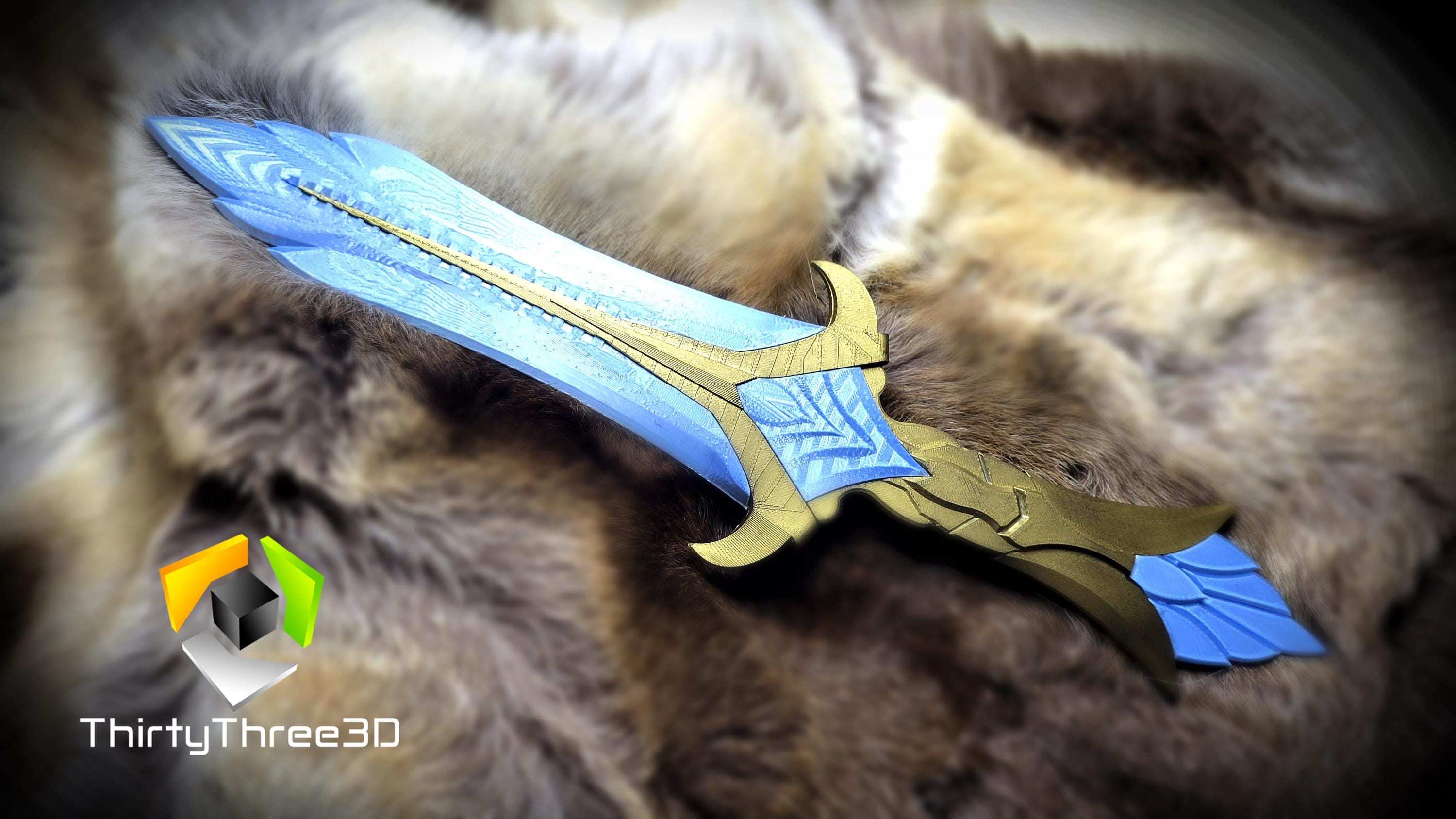 Skyrim Glass dagger, 3D Printed, Unofficial. US - Etsy België, image size:3000x1687