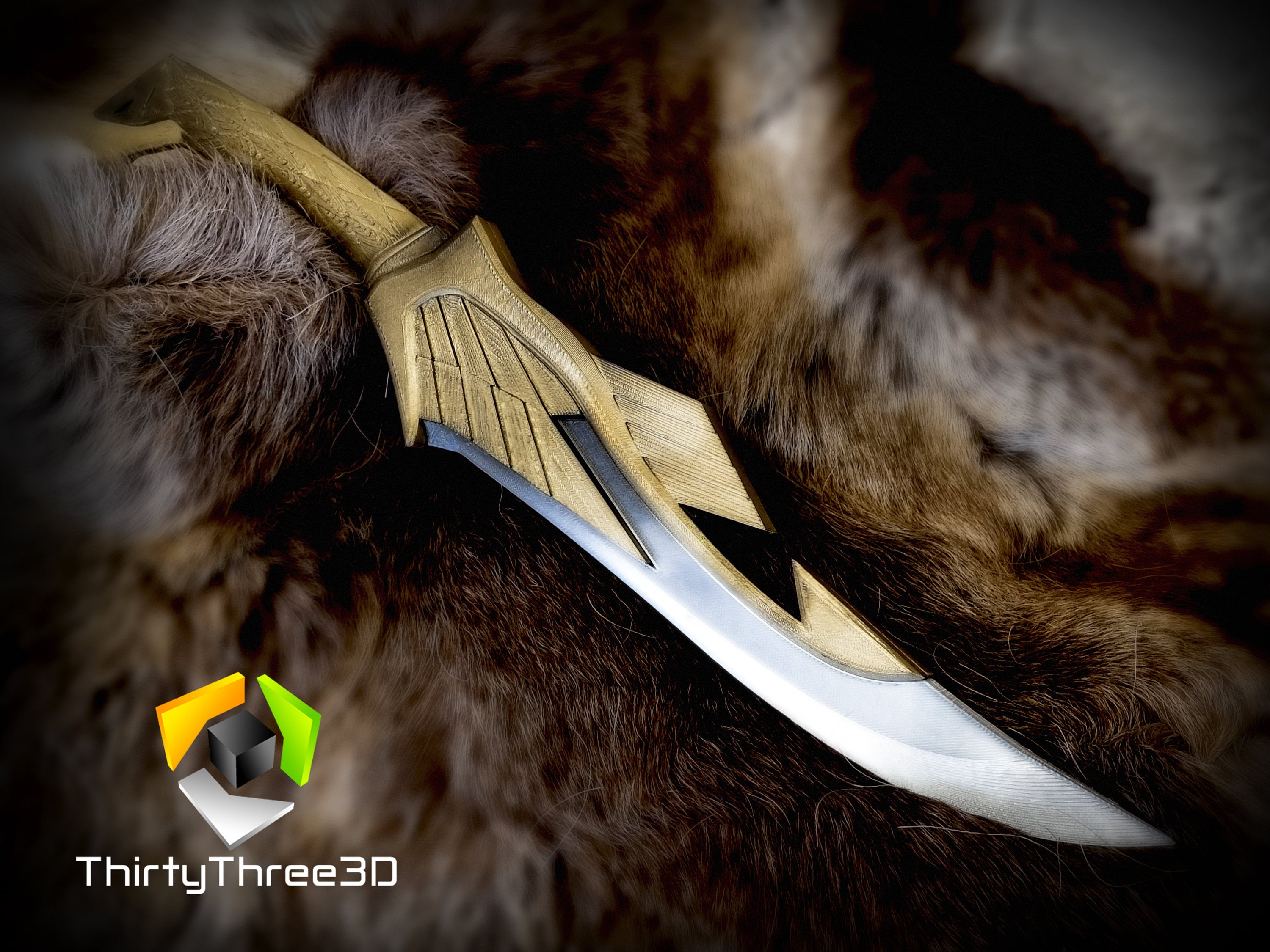 スカイリムのエルフの短剣、3Dプリント、非公式 - Etsy 日本