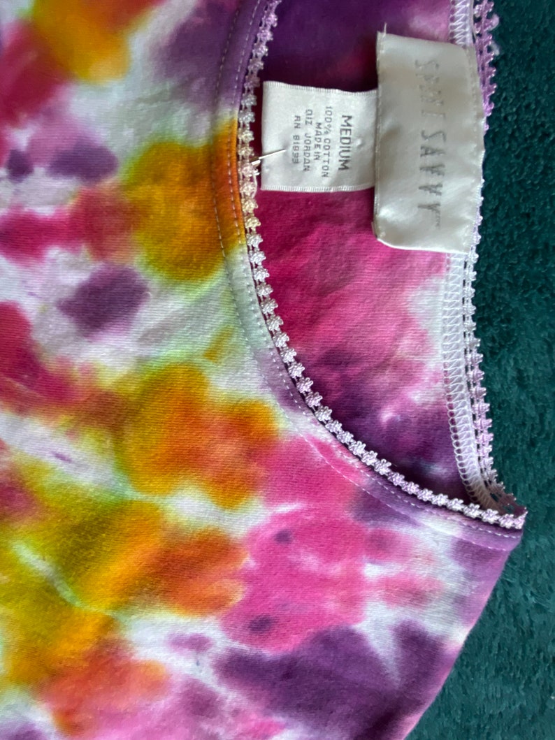 Hand-dyed crop top