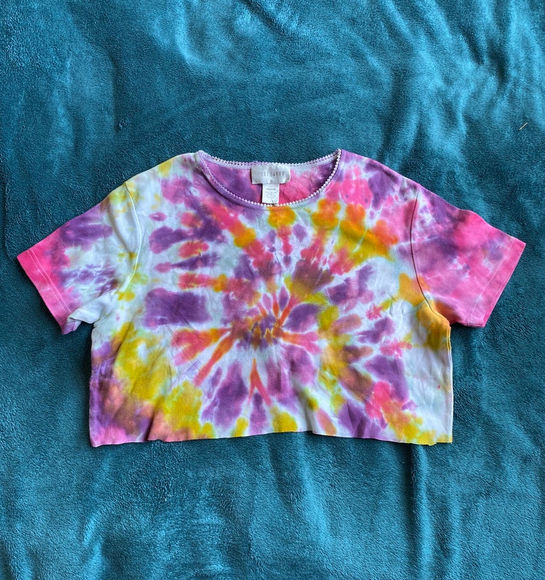 Hand-dyed crop top