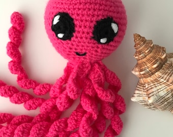 Octopus Octopi Pillow Coussin Poulpe Pieuvre Oh So Cute Etsy