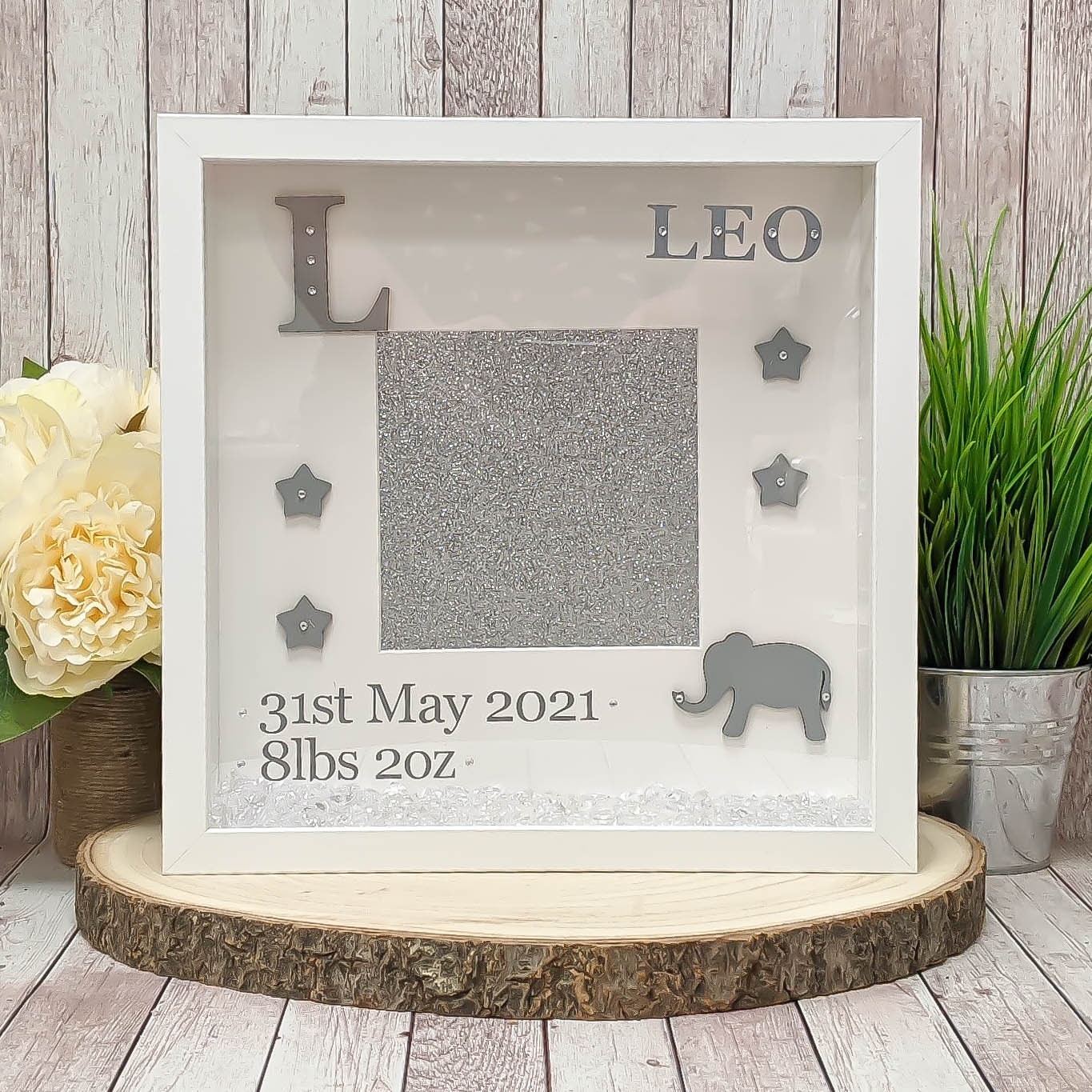 New Baby Boy Personalised Photo Frame Baby Boy Nursery Frame Etsy