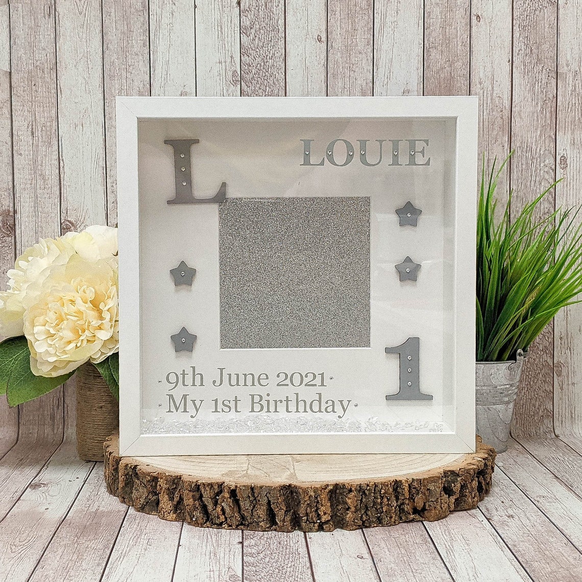 Personalised 1st Birthday Photo Frame Gift for Boy's 1st | Etsy