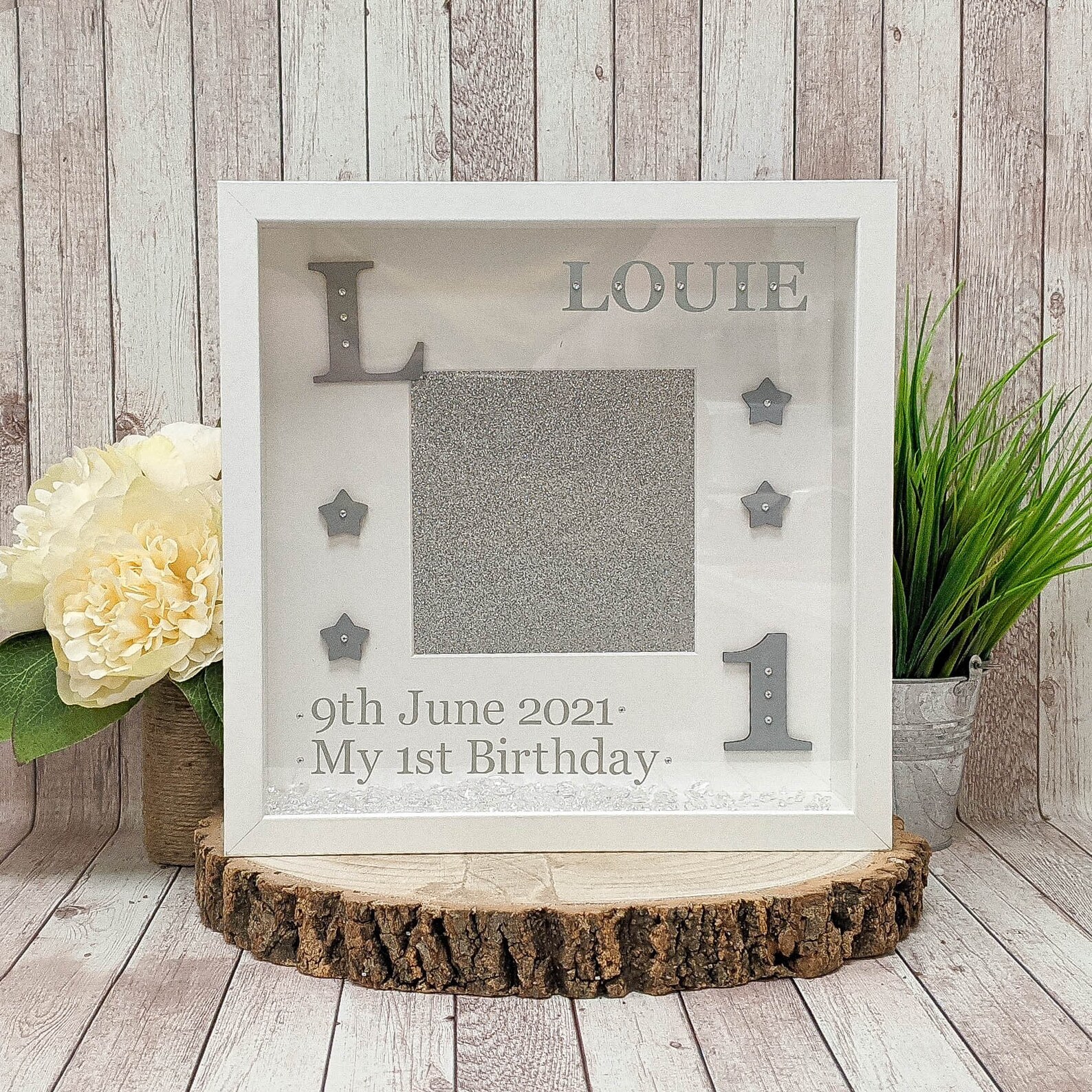 Personalised 1st Birthday Photo Frame Gift for Boy's 1st | Etsy