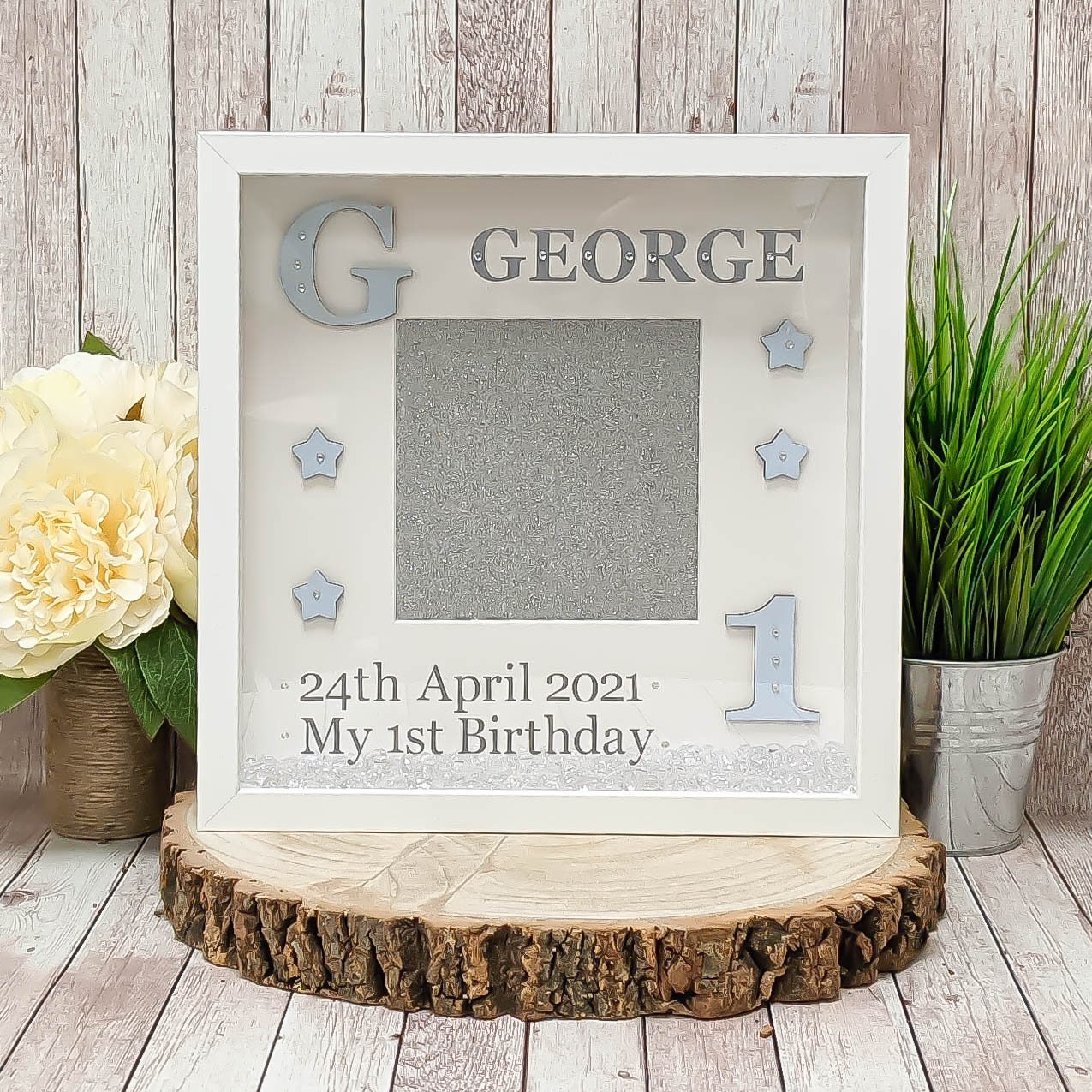 Personalised 1st Birthday Photo Frame Gift for Boy's 1st | Etsy