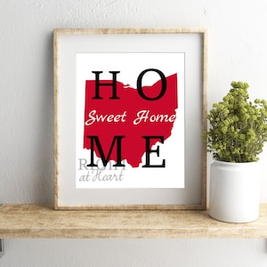 INSTANT DOWNLOAD 8x10 Home Sweet Home OHIO image 1