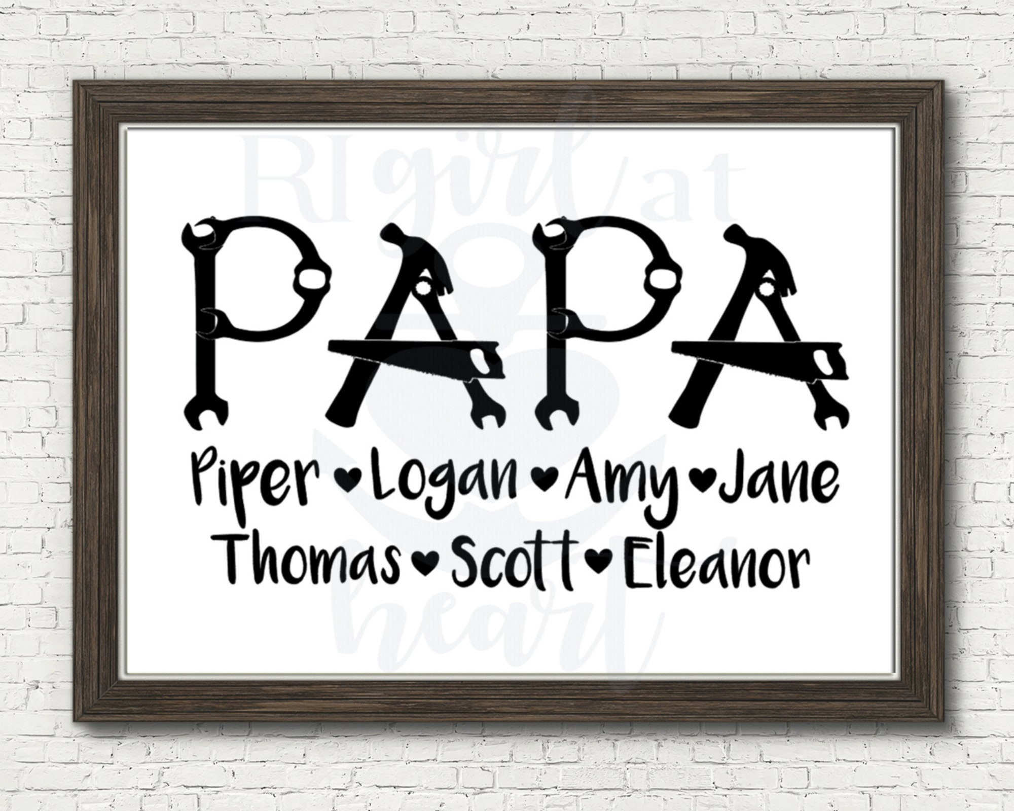 Buy Tool Father's Day DIGITAL DOWNLOAD, Personalized, Papa, Papaw