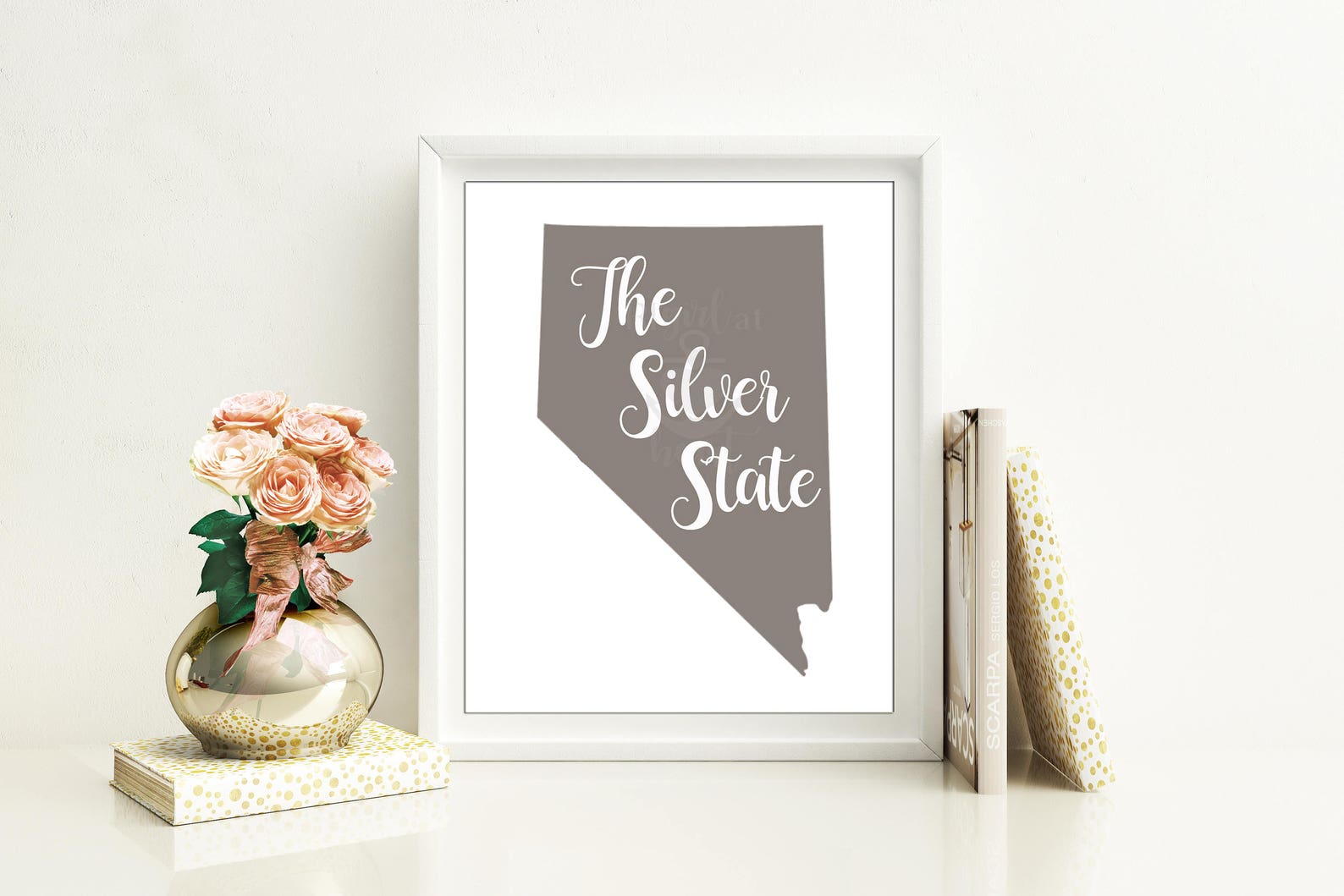 Nevada State Nickname the Silver State INSTANT DIGITAL Etsy