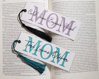 Personalized bookmark for Mom, Grandma, Gigi, Mum, Mimi, Nanny, Mother's Day