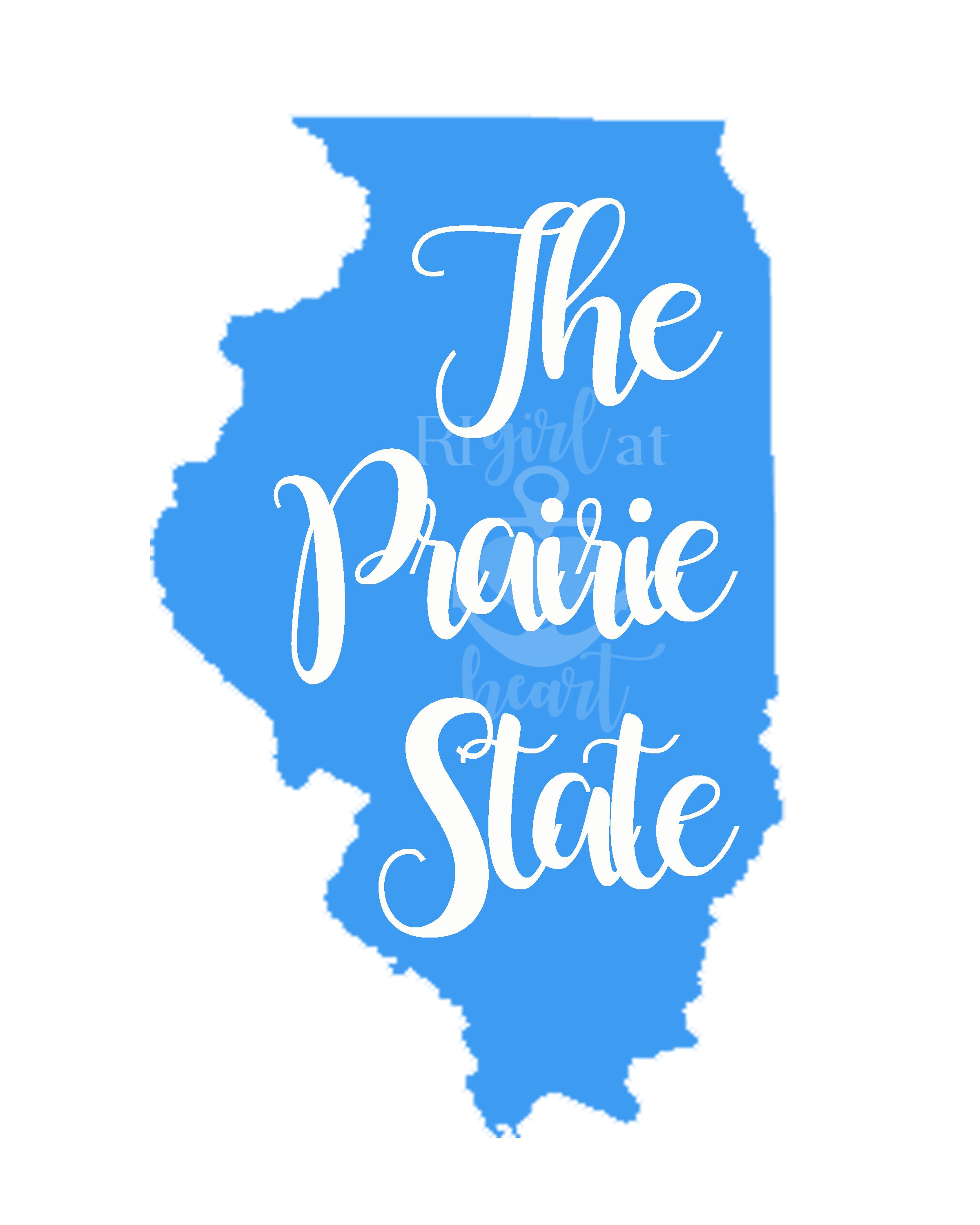 Illinois State Nickname Print: the Prairie State Wall Art (digital  Download) - Etsy, image size:2400x3000