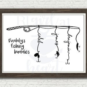 Daddys Fishing Buddy Picture Frame -  Singapore