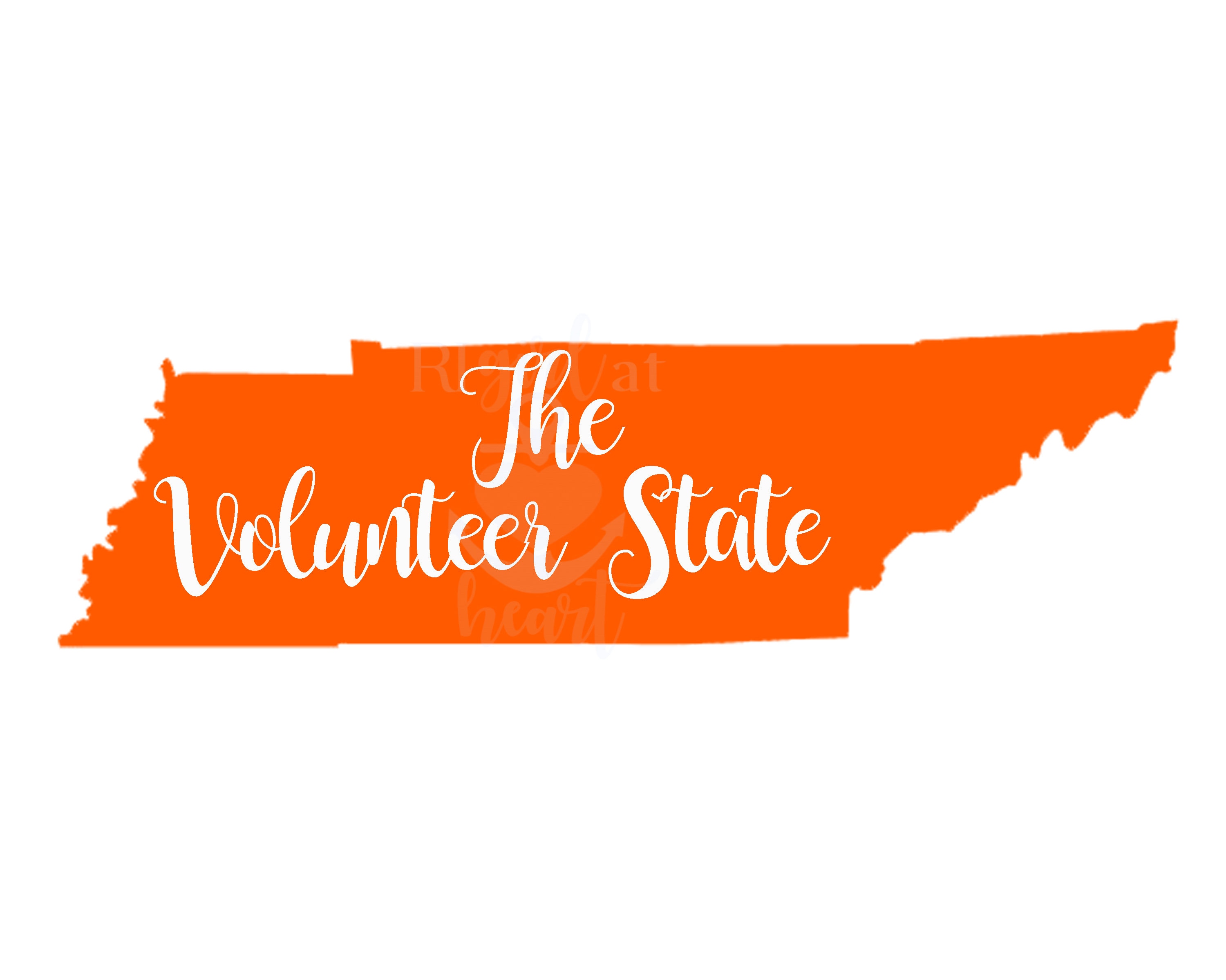 Tennessee State Nickname the Volunteer State INSTANT - Etsy
