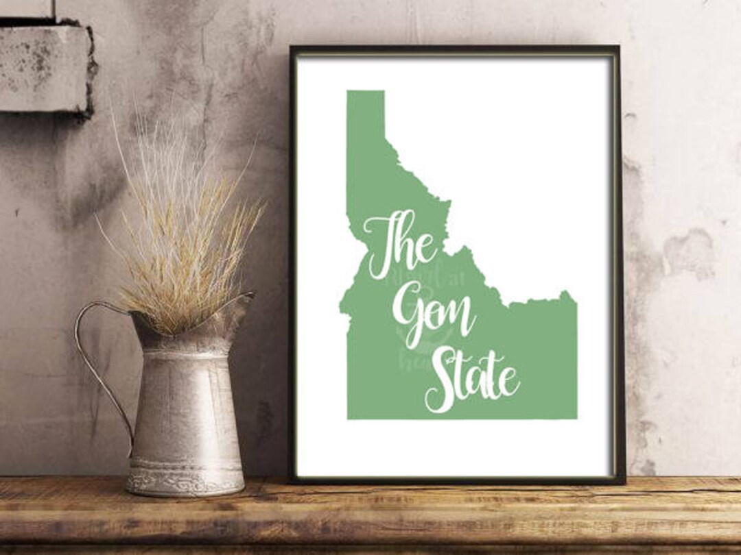 Idaho State Nickname the Gem State INSTANT DIGITAL Etsy