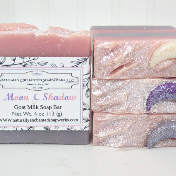Goat milk Soap, Artisan Soap, Handmade body soap, Pretty Soap, bar soap, Moon soap bar, Halloween Soap, Bath Soap gift, Handcrafted soap,