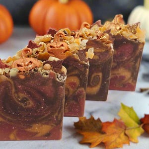 Pumpkin  Scented Soap Bar, Handmade Soap, Shea Butter Soap, Fall soap, halloween soap, Artisan handcrafted soap