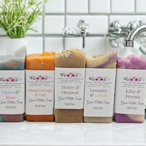 Handmade Goat Milk Soap: Natural Shea Butter Soap Bar