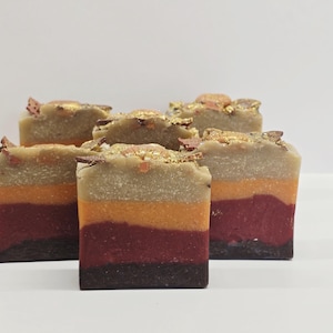 Autumn Scented Soap Bar, Natural Soap, Handmade Soap, Shea Butter Soap, Fall soap, Halloween soap, Artisan soap