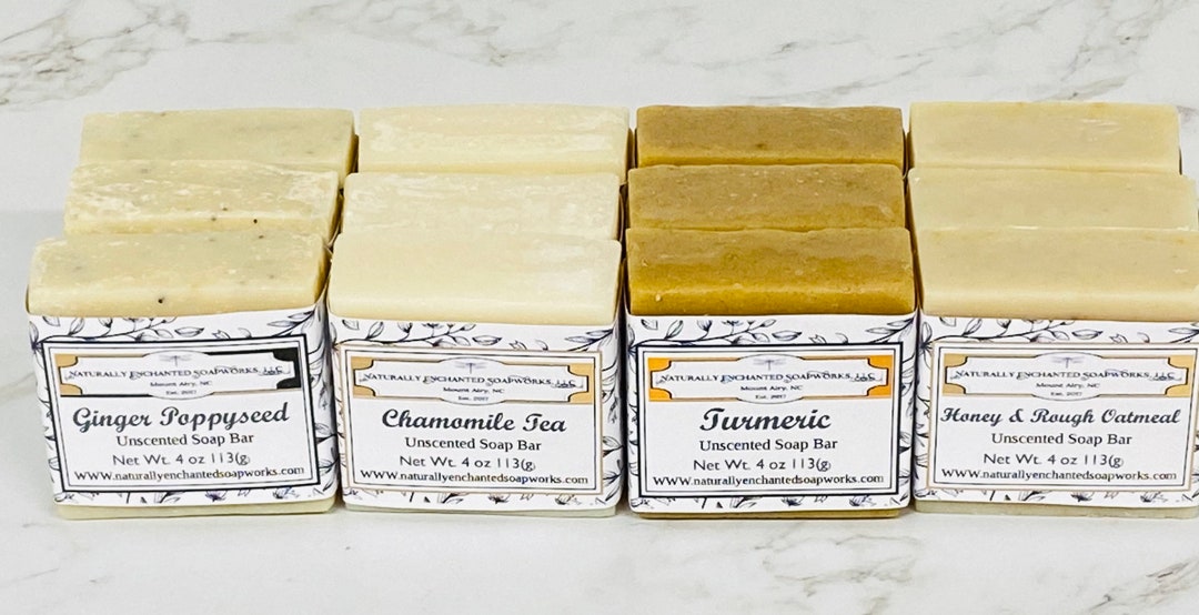 Unscented Soap Natural Handmade Soap Bar Fragrance Free Soap Etsy