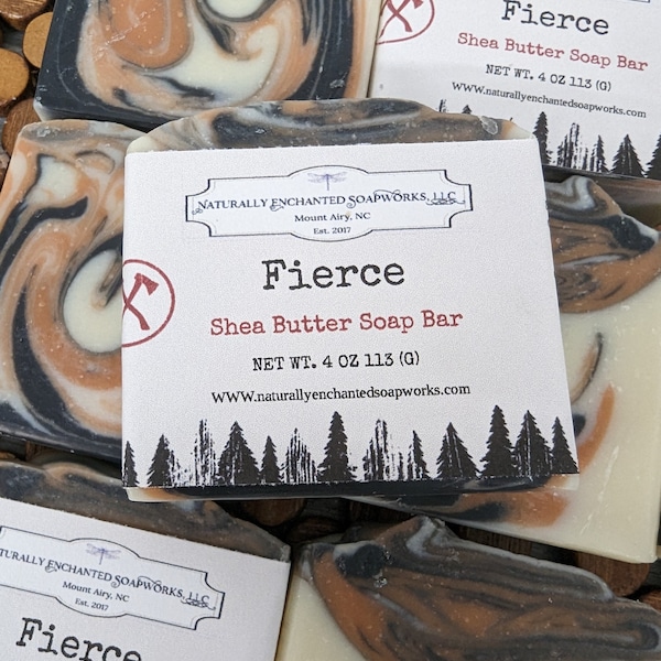 Soap Bar, Mens Soap, Fierce scented Soap Bar, Handmade Soap Bar, Homemade Soap Bar, Artisan Made Soap