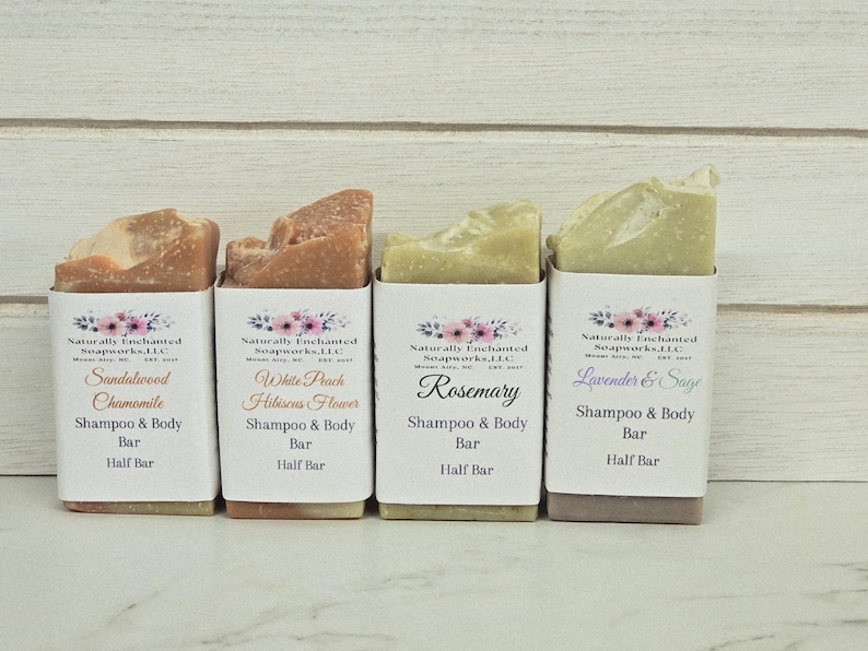 Handmade Solid Shampoo Bar Soap, Apple Cider Vinegar, ACV shampoo Bild 8